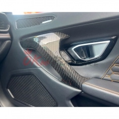Dry Carbon Fiber Interiors Kits Door Handle Caps (Replacement) For Lamborghini Huracan LP610 & LP580 & EVO & Tecnica 2014-2025