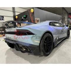 Mansory Style Carbon Fiber Side Skirt For Lamborghini Huracan LP610 & LP580 2014-2019