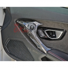 Forged Dry Carbon Fiber Interiors Kits Door Handle Caps (Replacement) For Lamborghini Huracan LP610 & LP580 & EVO & Tecnica 2014-2025