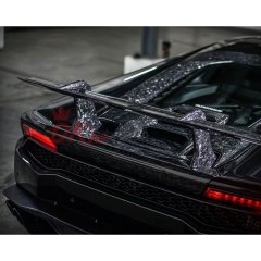 Performante Style Dry Carbon Fiber Rear Spoiler Wing For Lamborghini Huracan LP610 & LP580 & EVO & Tecnica 2014-2025