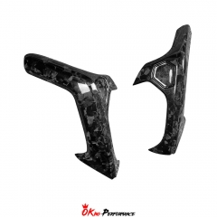 Forged Dry Carbon Fiber Interiors Kits Door Handle Caps (Replacement) For Lamborghini Huracan LP610 & LP580 & EVO & Tecnica 2014-2025
