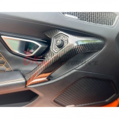 Dry Carbon Fiber Interiors Kits Door Handle Caps (Replacement) For Lamborghini Huracan LP610 & LP580 & EVO & Tecnica 2014-2025