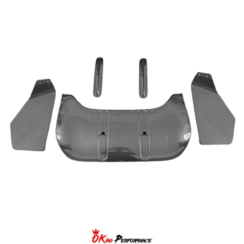 LB Style Carbon Fiber Rear Diffuser Extension For Lamborghini Huracan LP610 2014-2019