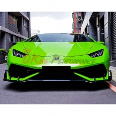 OA Style Carbon Fiber Front Lip Splitter For Lamborghini Huracan LP610 2014-2019