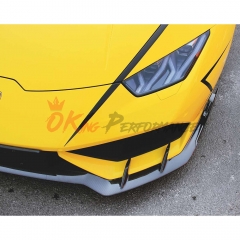 OA Style Carbon Fiber Front Lip Splitter For Lamborghini Huracan LP610 2014-2019