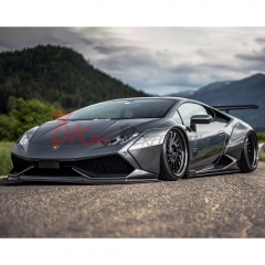 LB Style Carbon Fiber Side Skirt Under Board For Lamborghini Huracan LP610 & LP580 2014-2019
