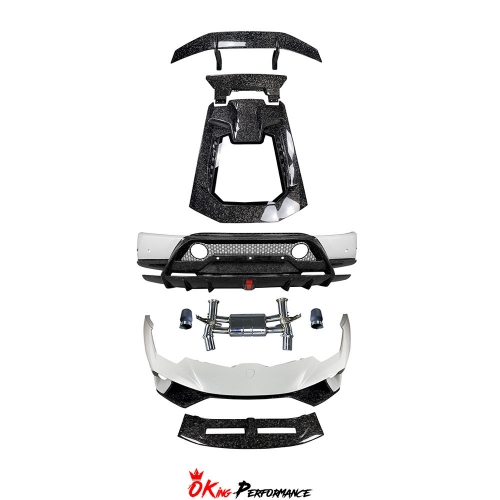 Performante Style Forged Dry Carbon Fiber with Portion Primer Conversion Body Kits For Lamborghini Huracan LP610 & LP580 2014-2019