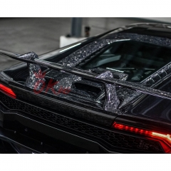 Performante Style Forged Dry Carbon Fiber Rear Engine Hood & Spoiler Wing Set For Lamborghini Huracan LP610 & LP580 & EVO & STO & Tecnica 2014-2025