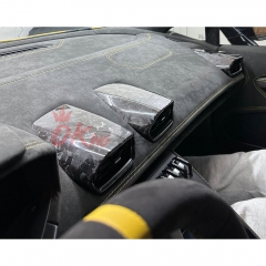 Forged Dry Carbon Fiber Interiors Kits AC Panel Trim Cover (add on) For Lamborghini Huracan LP610 & LP580 & EVO LHD 2014-2025