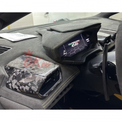 Forged Dry Carbon Fiber Interiors Kits AC Panel Trim Cover (add on) For Lamborghini Huracan LP610 & LP580 & EVO LHD 2014-2025