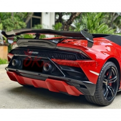 VORSTEIN STO Style Carbon Fiber Rear Spoiler Wing For Lamborghini Huracan LP580 & LP610 & EVO & Tecnica 2014-2025