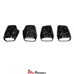 Forged Dry Carbon Fiber Interiors Kits AC Panel Trim Cover (add on) For Lamborghini Huracan LP610 & LP580 & EVO LHD 2014-2025