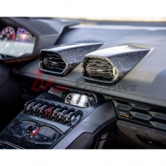 Dry Forged Carbon Fiber Interiors Kits AC Panels Trim Caps (Replacement) For Lamborghini Huracan LP610 & LP580 & EVO & Tecnica LHD RHD 2014-2025