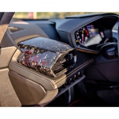 Forged Dry Carbon Fiber Interiors Kits AC Panel Trim Cover (add on) For Lamborghini Huracan LP610 & LP580 & EVO LHD 2014-2025