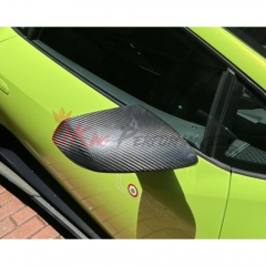 Novitec Style Dry Carbon Fiber Mirror Caps Cover For Lamborghini Huracan LP580 & LP610 & Performante & EVO & STO & Tecnica 2014-2025