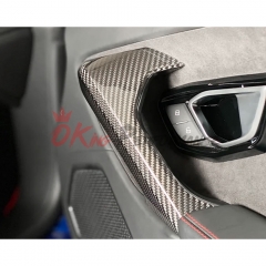 Dry Carbon Fiber Interiors Kits Door Handle Cover (add on) For Lamborghini Huracan LP610 & LP580 & EVO 2014-2025