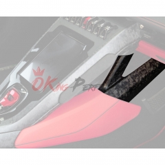 Dry Carbon Fiber Interiors Kits Left & Right Center Console Trim Panel (Replacement) For Lamborghini Huracan LP610 & LP580 & EVO & Tecnica 2014-2025