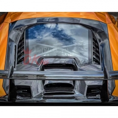 Performante Style Dry Carbon Fiber Rear Engine Hood & Spoiler Wing Set For Lamborghini Huracan LP610 & LP580 & EVO & STO & Tecnica 2014-2025