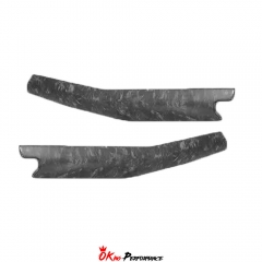 Dry Carbon Fiber Interiors Kits Left & Right Console ArmRest Side Strips Panel (Replacement) For Lamborghini Huracan LP610 & LP580 & EVO & Tecnica 2014-2025
