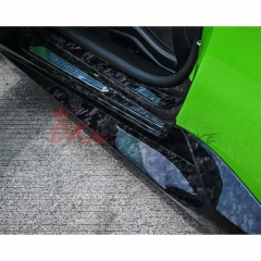 Novitec Style Forged Dry Carbon Fiber Side Skirt For Lamborghini Huracan LP580 & LP610 & EVO & EVO RWD & Tecnica 2014-2025