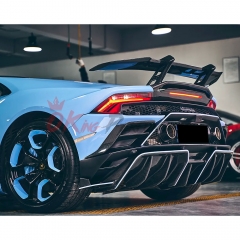 Dry Carbon Fiber Rear Trunk Spoiler Lid For Lamborghini Huracan EVO & EVO RWD 2019-2025