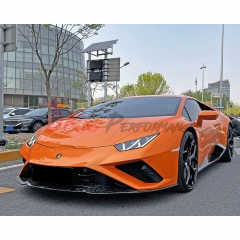 Novitec Style Dry Carbon Fiber Front Lip For Lamborghini Huracan EVO RWD 2020-2025