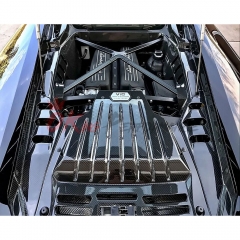 Upgrade Options Dry Carbon Fiber Engine Bay Panels Replacement Kits For Lamborghini Huracan LP610 & LP580 2014-2019