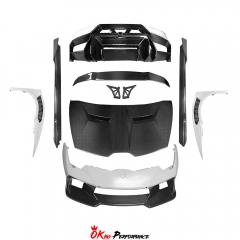 Vorsteiner Style Dry Carbon Fiber with Portion Primer Body Kits For Lamborghini Huracan LP580 & LP610 2014-2019