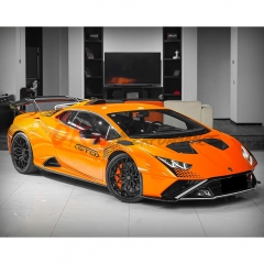 OEM Style Dry Carbon Fiber Front Lip (bottom part) For Lamborghini Huracan STO 2021-2025