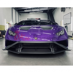 OEM Style Dry Carbon Fiber Front Lip (bottom part) For Lamborghini Huracan STO 2021-2025