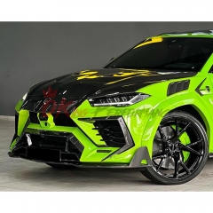 Mansory Style Dry Carbon Fiber with Portion Primer Front Bumper For Lamborghini URUS 2018-2022