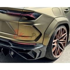 Mansory Style Dry Carbon Fiber with Portion Primer Rear Bumper For Lamborghini URUS 2018-2022