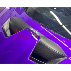 OEM Style Dry Carbon Fiber Front Hood Center Trim For Lamborghini Huracan STO 2021-2025