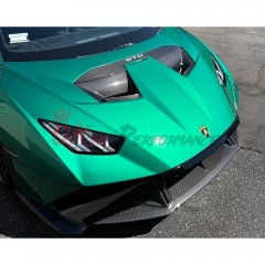 OEM Style Dry Carbon Fiber Front Hood Center Trim For Lamborghini Huracan STO 2021-2025