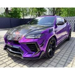 Mansory Style Dry Carbon Fiber with Portion Primer Front Bumper For Lamborghini URUS 2018-2022