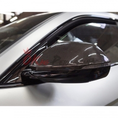 Topcar Style Dry Carbon Fiber Side Mirror Caps For Lamborghini URUS 2018-2022