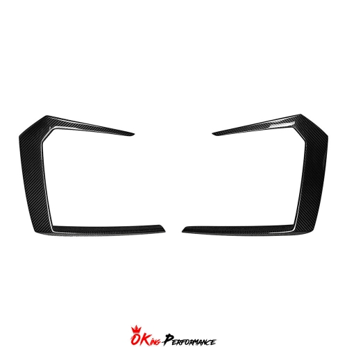 TopCar Style Dry Carbon Fiber Rear Bumper Vent For Lamborghini URUS 2018-2022