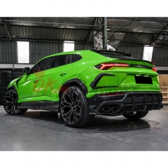 TopCar Style Dry Carbon Fiber Rear Diffuser For Lamborghini URUS 2018-2022