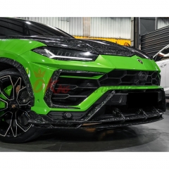 TC-Style Dry Carbon Fiber Front Bumper Vent Canard For Lamborghini URUS 2018-2022