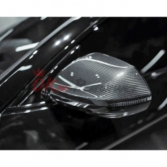Topcar Style Dry Carbon Fiber Side Mirror Caps For Lamborghini URUS 2018-2022