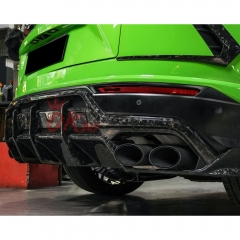 TopCar Style Dry Carbon Fiber Rear Diffuser For Lamborghini URUS 2018-2022