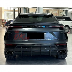 TopCar Style Dry Carbon Fiber Rear Diffuser For Lamborghini URUS 2018-2022