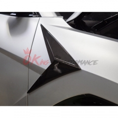 TopCar Style Dry Carbon Fiber Fender Side Trims For Lamborghini URUS 2018-2022
