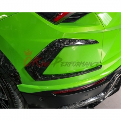 TopCar Style Dry Carbon Fiber Rear Bumper Vent For Lamborghini URUS 2018-2022