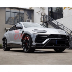 TopCar Style Dry Carbon Fiber Wheel Trims (6PCS) For Lamborghini URUS 2018-2022