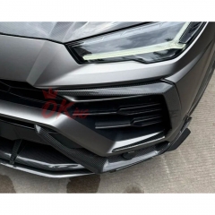 TC-Style Dry Carbon Fiber Front Bumper Vent Canard For Lamborghini URUS 2018-2022
