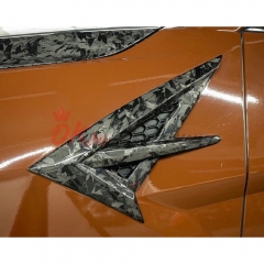 MSY Style Dry Carbon Fiber Fender Trims Cover For Lamborghini URUS 2018-2022