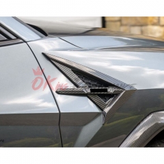 MSY Style Dry Carbon Fiber Fender Trims Cover For Lamborghini URUS 2018-2022
