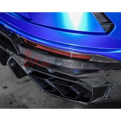 MSY Style Dry Carbon Fiber Rear Diffuser With Exhaust Tips For Lamborghini URUS 2018-2022