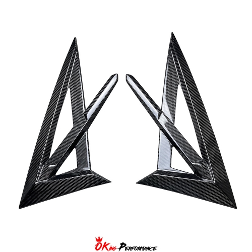 MSY Style Dry Carbon Fiber Fender Trims Cover For Lamborghini URUS 2018-2022